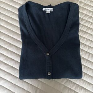James Perse Midnight Blue Long Sleeve Tee